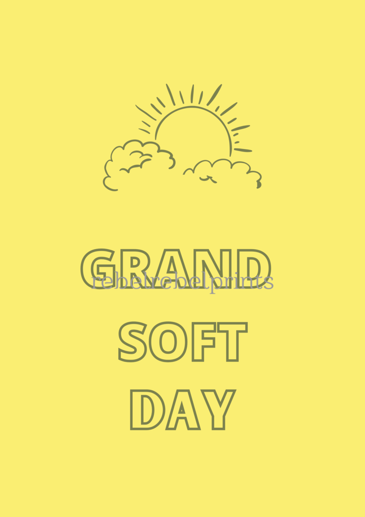 grand soft day digital print