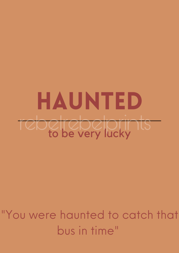 haunted digital print