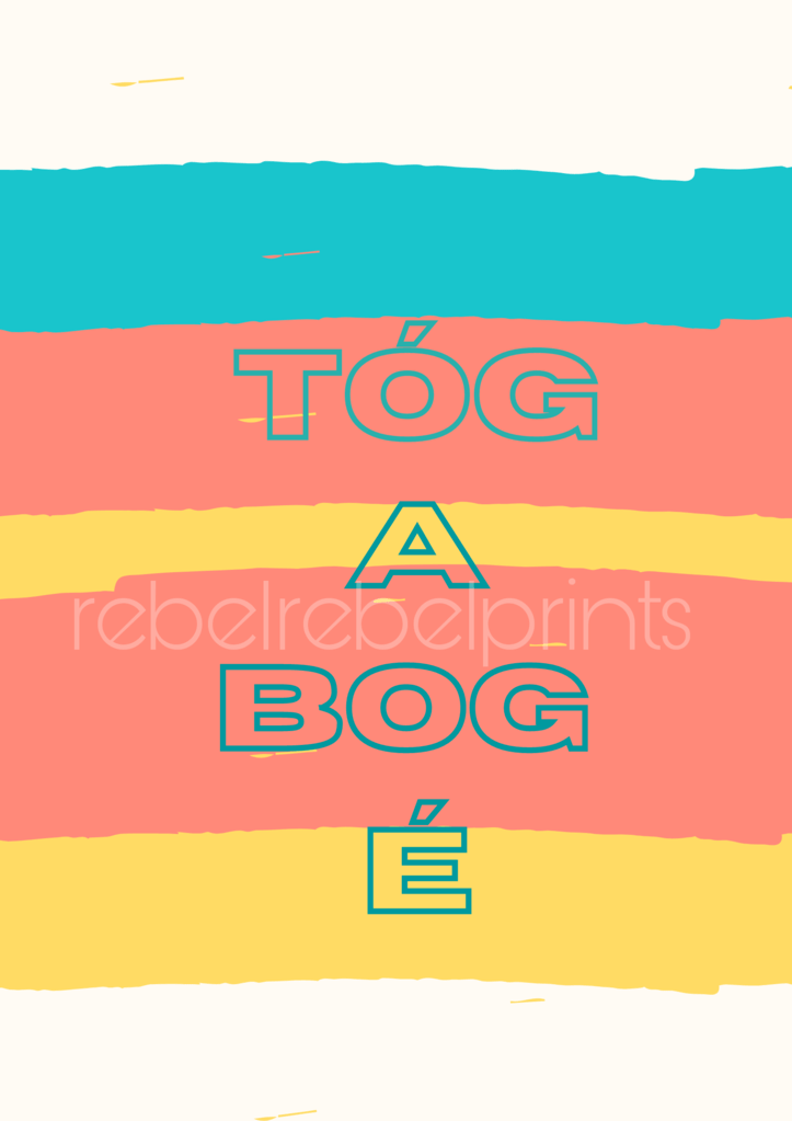 tog a bog e digital print